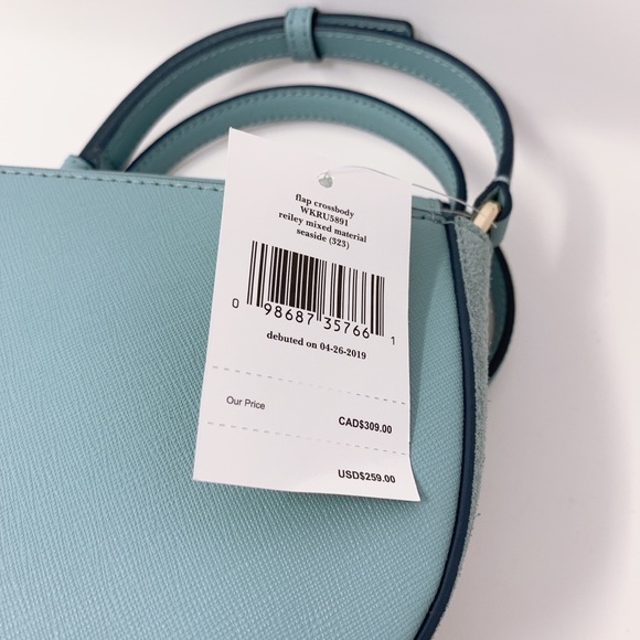 Kate Spade Reiley Mixed Material Crossbody - Picture 6 of 8